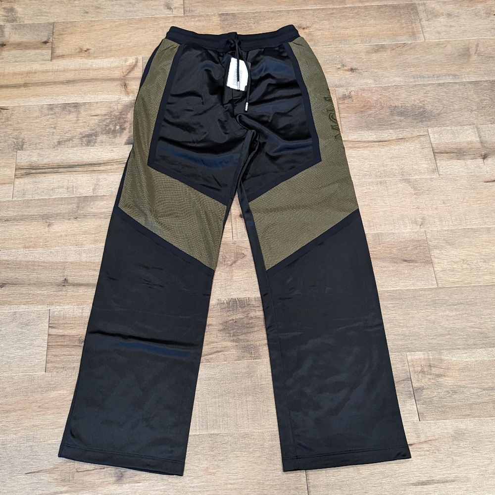 Mens MCM Colorblock Jogger Pants Black/Multi